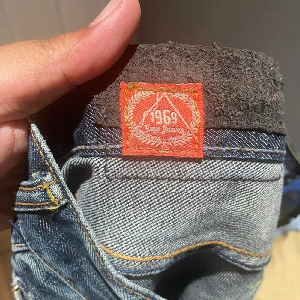 Vintage 1969 Gap Jeans Loose Straight Fit Measurements in pics
